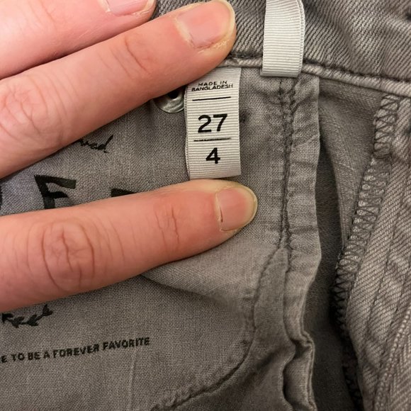 Ann Taylor Loft gray capri pants - Picture 3 of 4